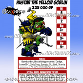 Hustar the Yellow Goblin - Laminated Star Player Card nº 1