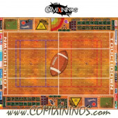 34 mm Indoor Plastic Gaming Mat with BB7 and Crossed Dugouts - Comixininos