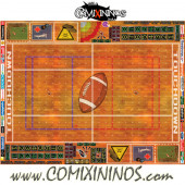 29 mm Indoor Plastic Gaming Mat with BB7 and Crossed Dugouts - Comixininos
