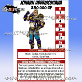 Johann Ubermontana Human Blitzer - Laminated Star Player Card nº 9