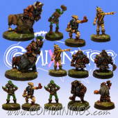 Evil Dwarves - Team of 13 Players without Minotaur - Uscarl Miniatures