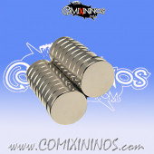 Set of 50 Mini-Magnets 2 mm x 1,5 mm