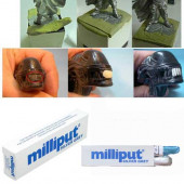 Milliput Putty - Fine Silver Grey (Blue Box)