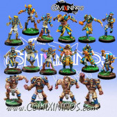 Egyptian Tomb Kings - Mythology Team of 16 Players - Willy Miniatures