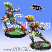 Wood Elves / Elves - Set of 2 Wardancers - Meiko Miniatures