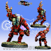 Evil - Mutated Evil Warrior with Two Heads - Meiko Miniatures