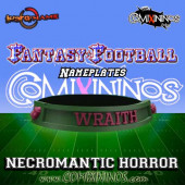 Necromantic Horror Full Team Set of 20 Nameplates - Warg'Name
