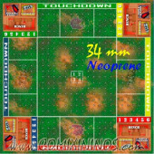 34 mm Neoprene Mousepad Pitch Crossroad 4 Players / Death Bowl - Comixininos