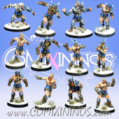 Norses - Metal Norse Team of 12 Players - Meiko Miniatures