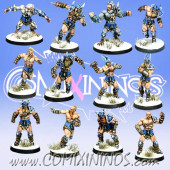 Norse - 2016 Rules Resin Norse Team of 12 Players - Meiko Miniatures