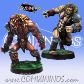Norses - Set of 2 Resin Ulfwerners - Willy Miniatures