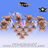 Ogres - Ogre Team of 16 Players Version 1 - Calaverd