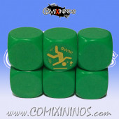 GFI Sprint nº 2 Skill Dice without Dots / Green Color - Meiko