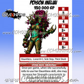 Poison Meliai Dryad - Laminated Star Player Card nº 24