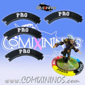 Set of 4 Black Professional Puzzle Skills for 32 mm GW Bases - Comixininos