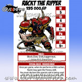 Rackt the Ripper Ratmen Blitzer - Laminated Star Player Card nº 4