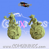 Tinies - Set A of 2 Pogo Riders with Squig - Calaverd