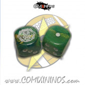 Set of 2d6 Frogmen Dice - SP Miniaturas