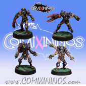 Evil Pact - Set of 4 Mutated Marauders - Meiko Miniatures