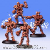 Undead - Mold Casted Set of 4 Undead Eternals Skeletons - RN Estudio