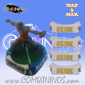 Set of 4 Skink Positional Markers - Mad & Max