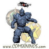 Humans - Resin Lions of Fire Human Lineman nº 3 - SP Miniaturas