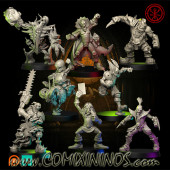 Star Players - 2023 All Star Set of 9 Star Players and Trophies - TorchLight