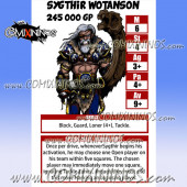 Sygthir Wotanson Norse Blitzer - Laminated Star Player Card nº 39