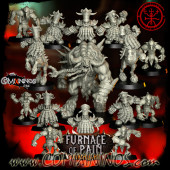 Evil Dwarves - Furnace of Pain Team A of 15 Players with Classic Helmets - TorchLight
