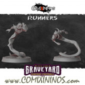 Undead / Necromantic - Set of 2 Runners of Black Souls Graveyard Team - Z Axis