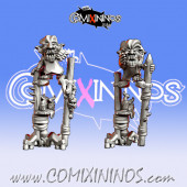 Tinies - Set of 2 Stilty Tinies of Molokai Team - MGpix