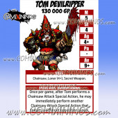 Tom Devilripper Evil Warrior Chainsaw - Laminated Star Player Card nº 33