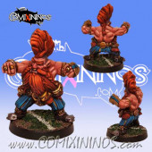 Dwarves - Grimm Troll Slayer Star Player - Willy Miniatures