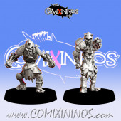 Undead - Set of 2 Wights Damned of The West Cross - MGpix