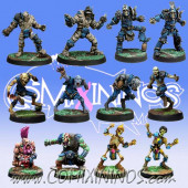 Undead - Team of 12 Players - Meiko Miniatures