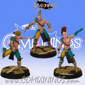 Wood Elves - Set of 3 Elf Star Players - SP Miniaturas